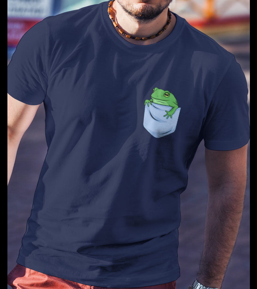 Jenna Lynn Meowri Frog In Pocket T-Shirt