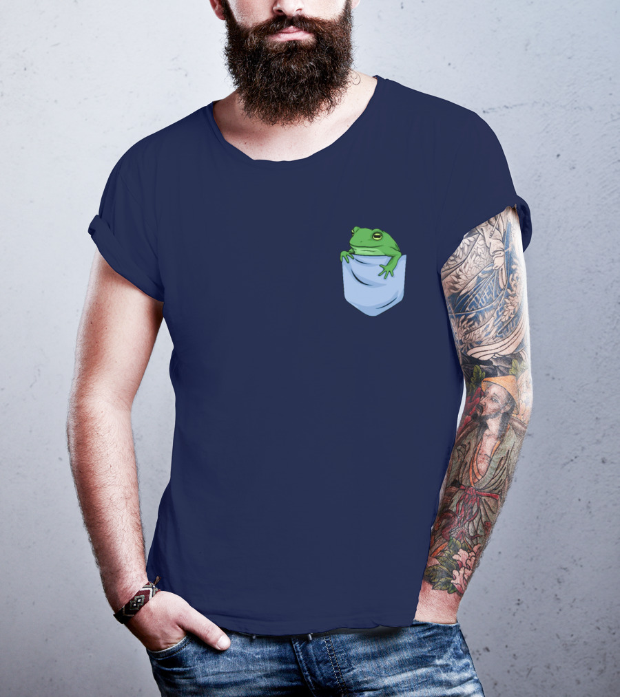Jenna Lynn Meowri Frog In Pocket T-Shirt