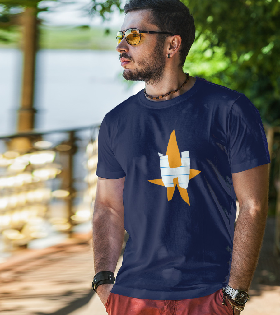Jared Hollier Good Luck Charm Houston Astros Star T-Shirt