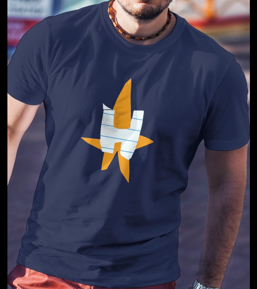 Jared Hollier Good Luck Charm Houston Astros Star T-Shirt