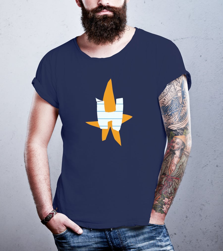Jared Hollier Good Luck Charm Houston Astros Star T-Shirt