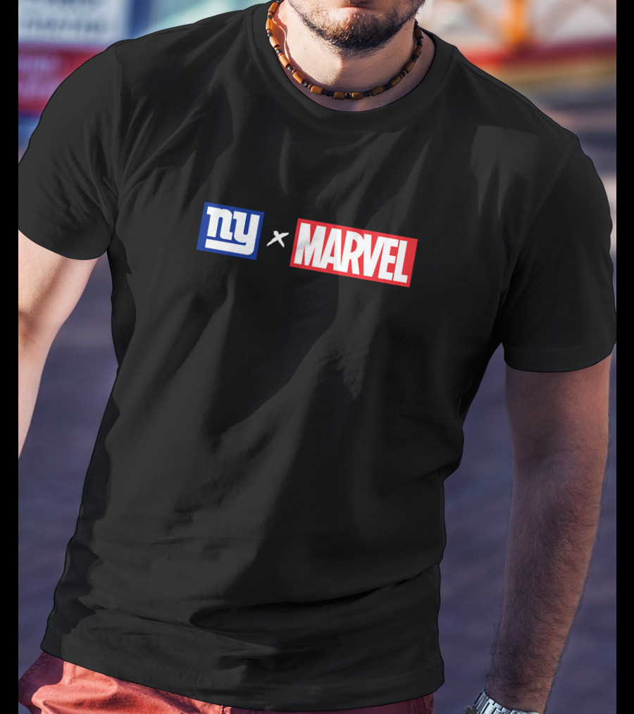Logan Ryan New York Giants NY X Marvel Collaboration T-Shirt