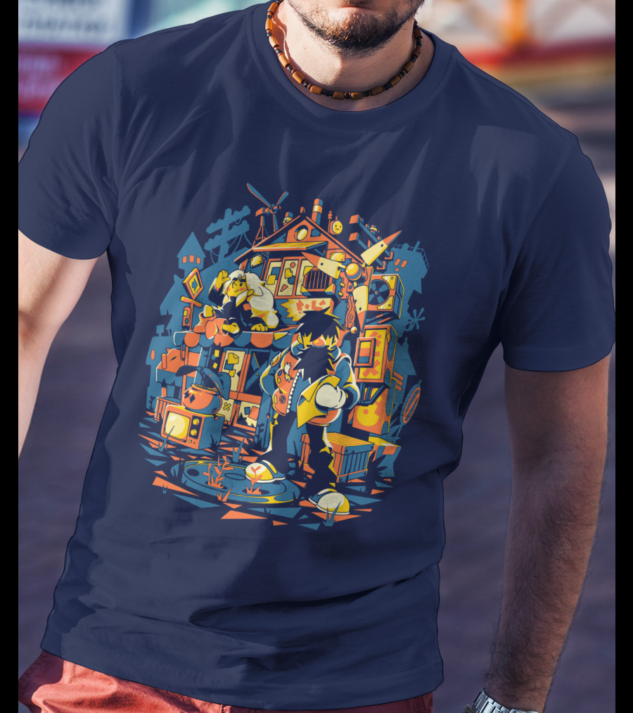 Adventure Bound Eastward Fangamer Video Game Art Retro Style Journey T-Shirt