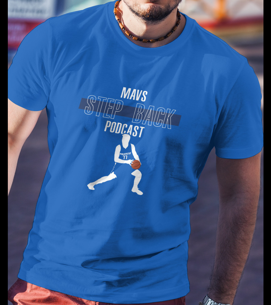 Mavs Step Back Podcast Luka Doncic Basketball T-Shirt