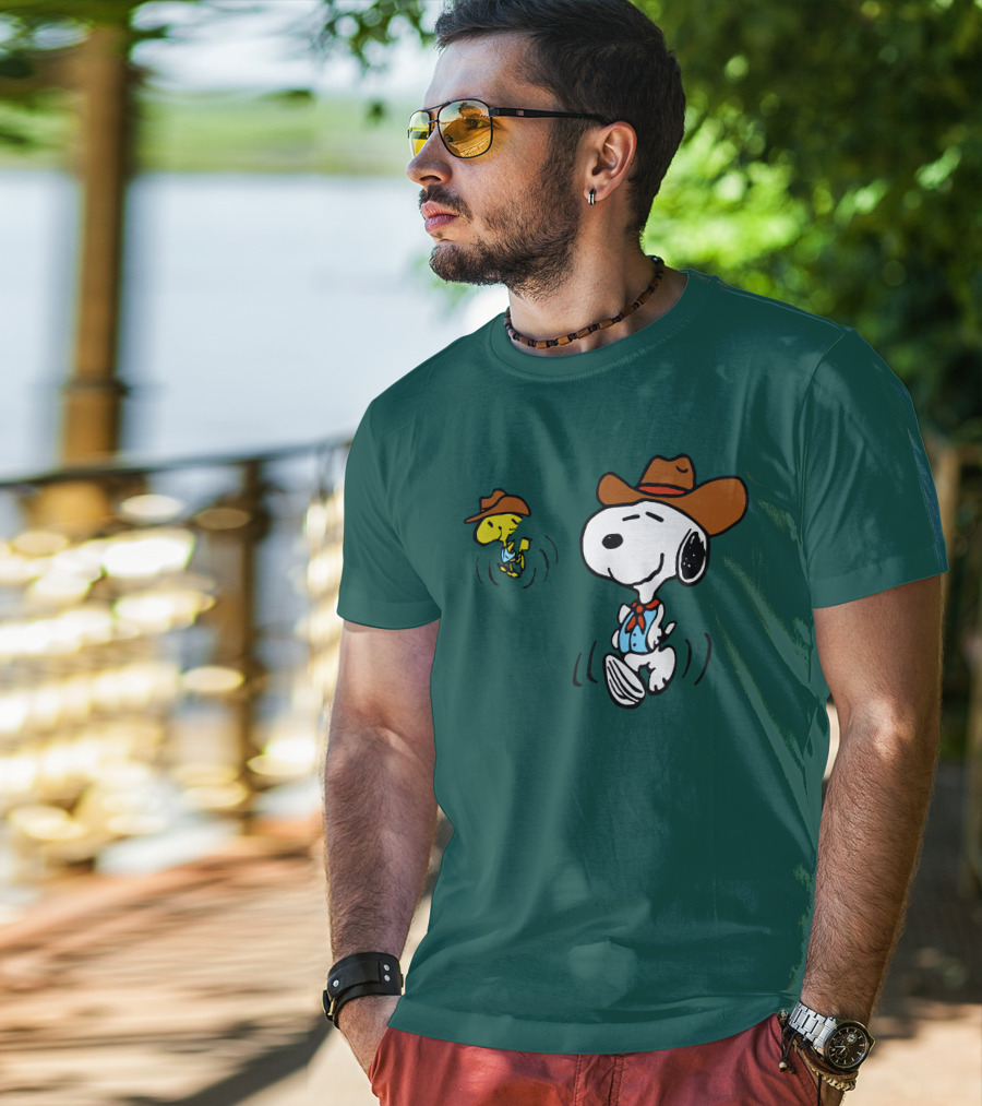 Cody Bellinger Cowboy Snoopy Woodstock Pacsun T-Shirt