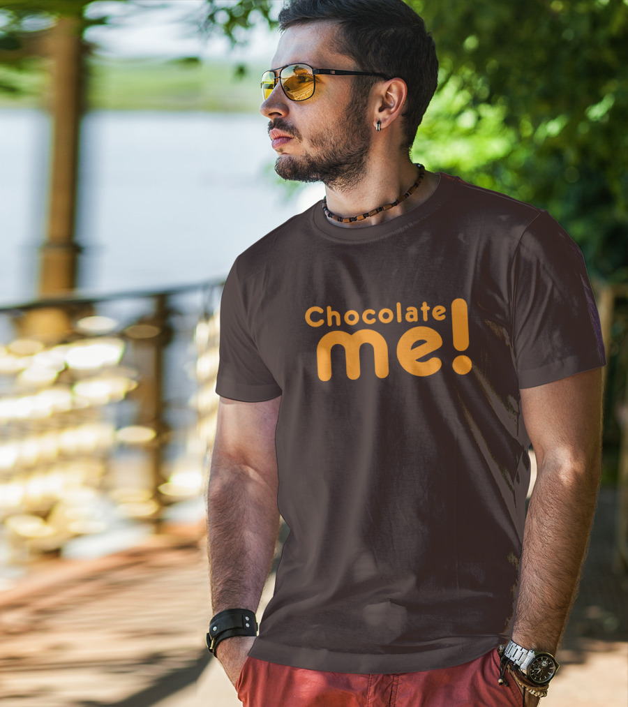 Taye Diggs Chocolate Me Dreamstudio777 Brown T-Shirt