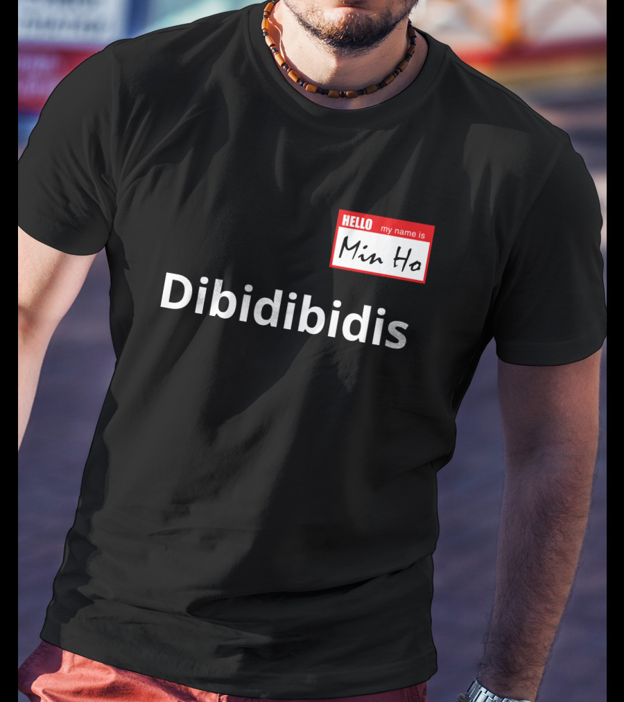 Dibidibidis Hello My Name Is Minho Shinee T-Shirt
