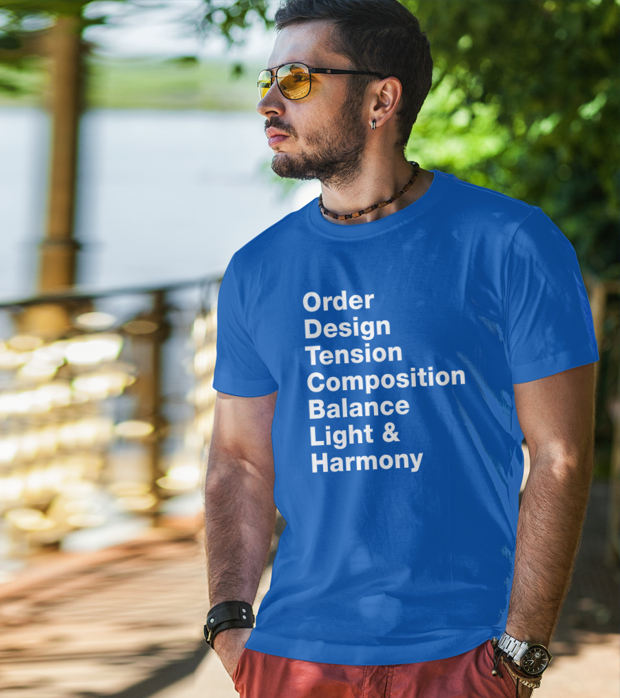 Order Design Tension Composition Balance Light And Harmony T-Shirt