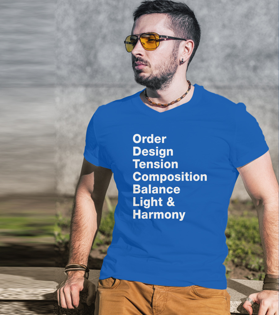 Order Design Tension Composition Balance Light And Harmony T-Shirt