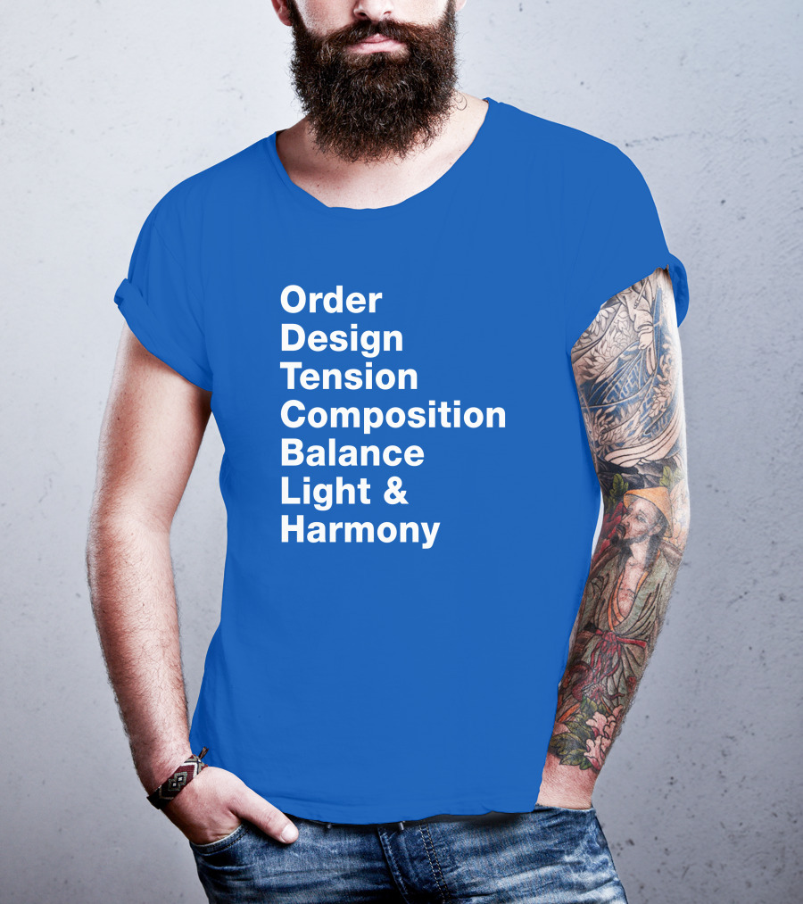 Order Design Tension Composition Balance Light And Harmony T-Shirt