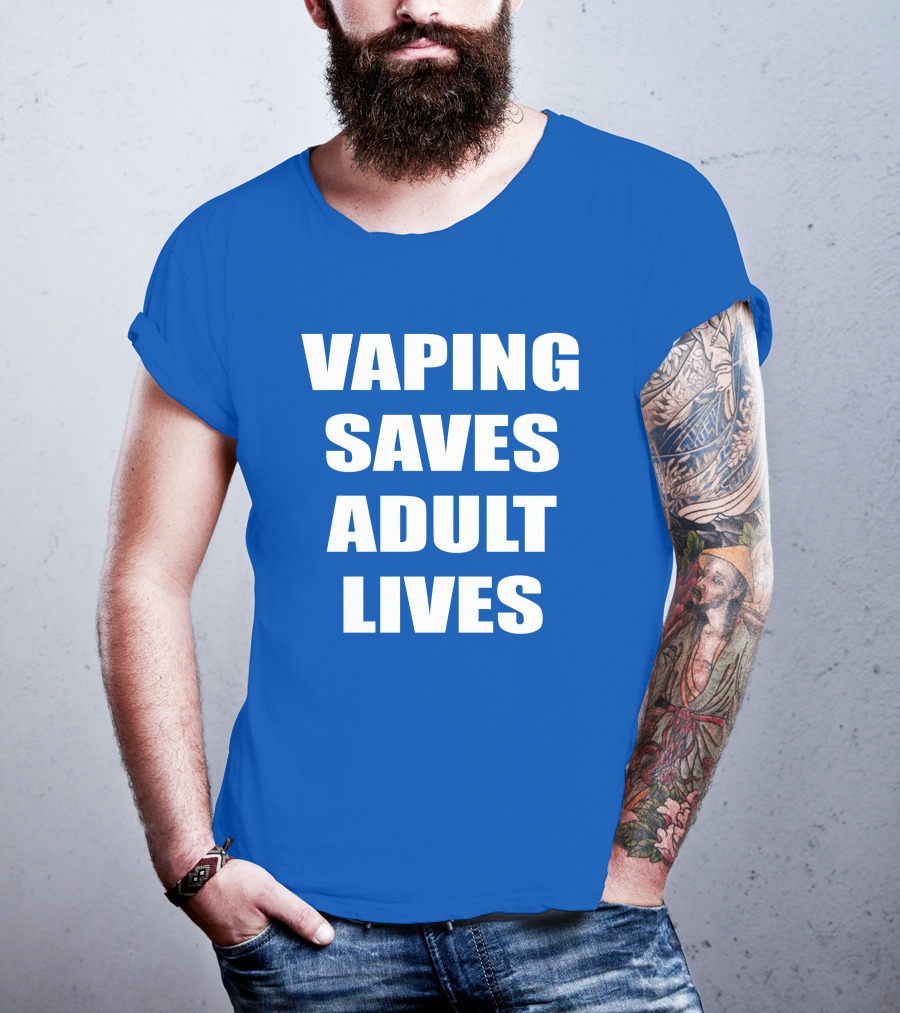 Vaping Saves Adult Lives Amanda Wheeler Advocacy Support White T-Shirt