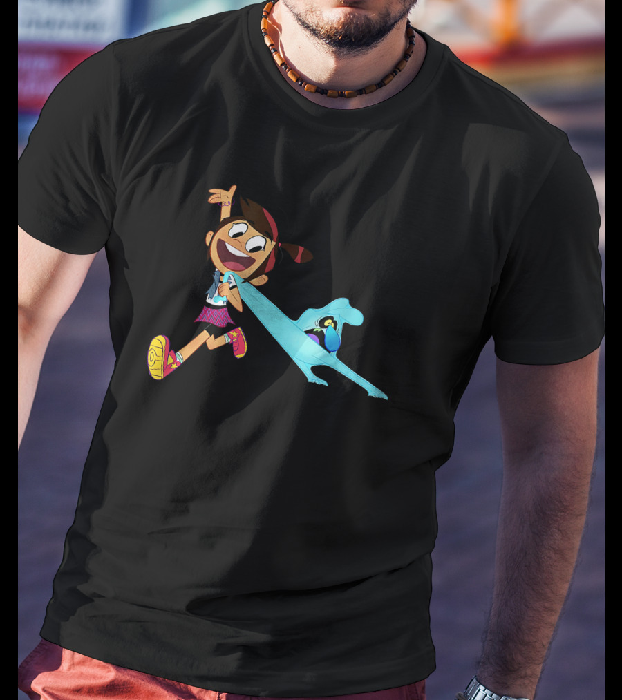 Disney Channel The Ghost And Molly McGee Characters Playful Animation T-Shirt