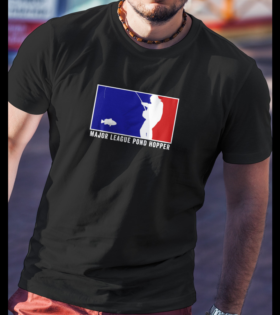 Major League Pond Hopper Fishing With Norm T-Shirt