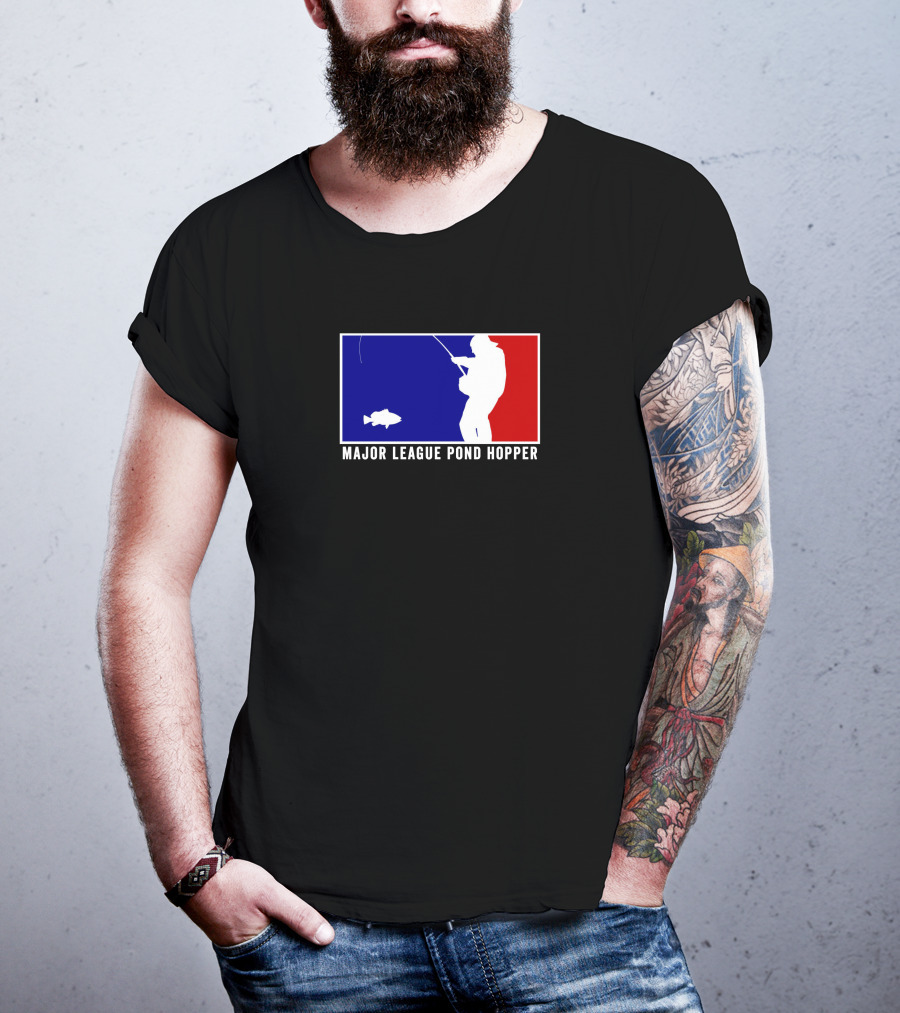 Major League Pond Hopper Fishing With Norm T-Shirt