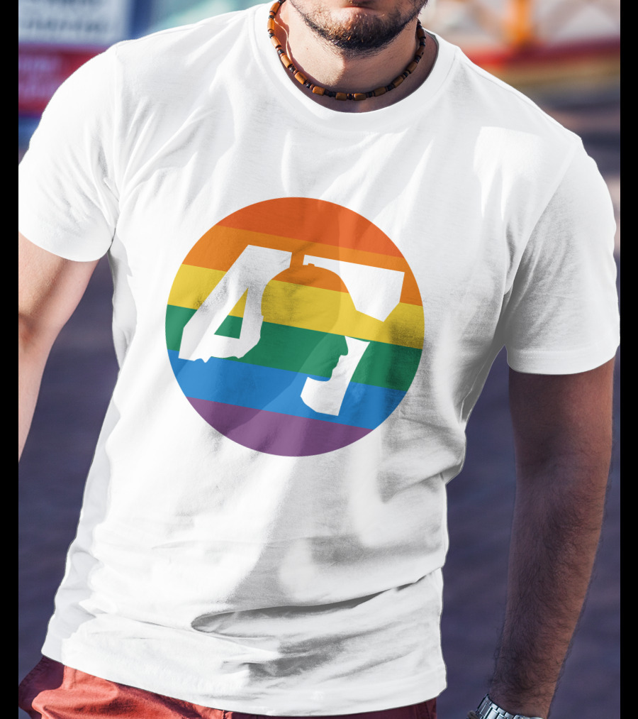 Mick Schumacher Rainbow Circle 47 Pride T-Shirt