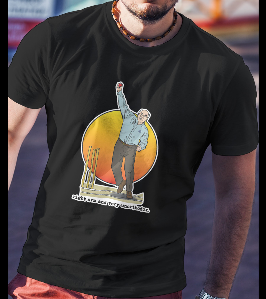 Right Arm And Very Unorthodox Bowling Stumps T-Shirt
