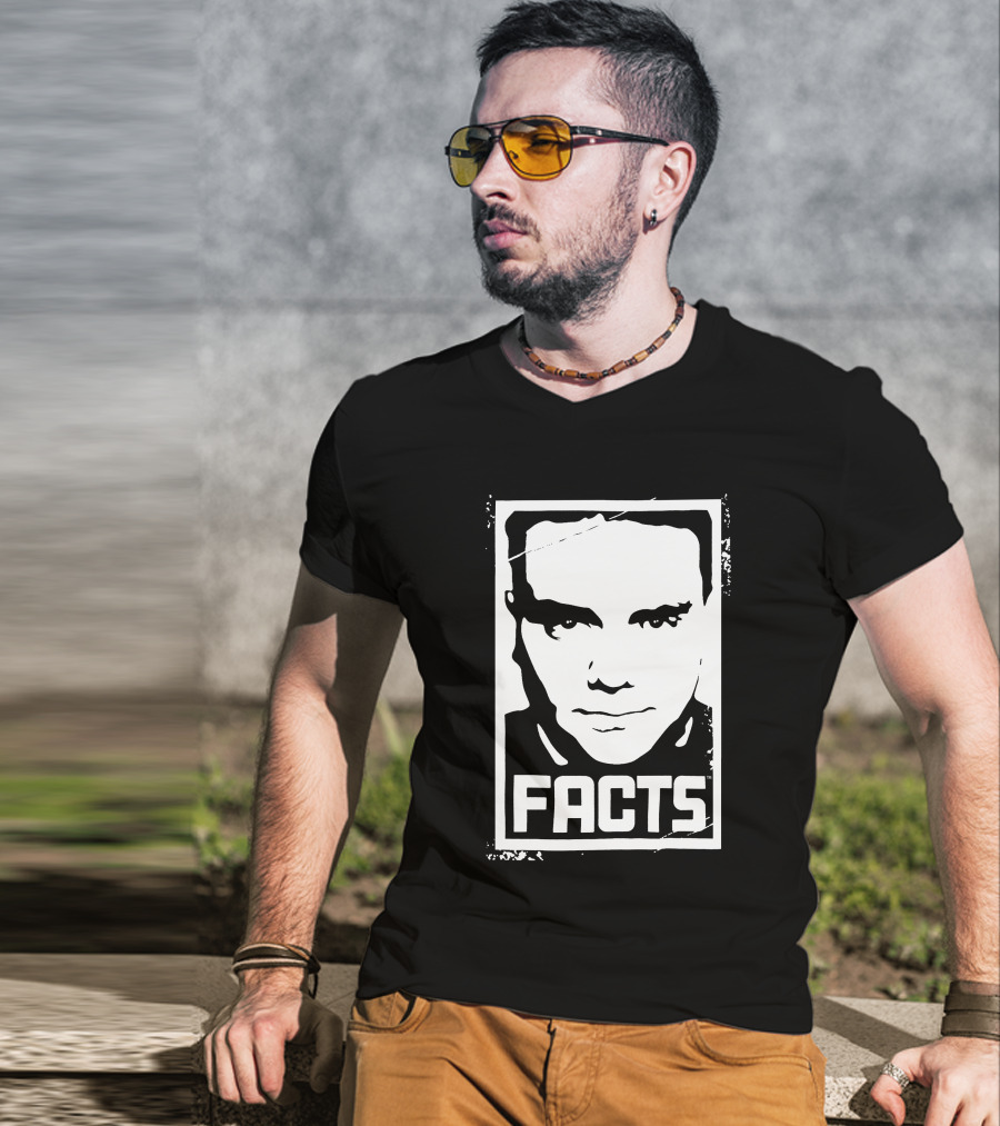 Daily Wire Ben Shapiro Facts Stencil Ron Filipkowski T-Shirt
