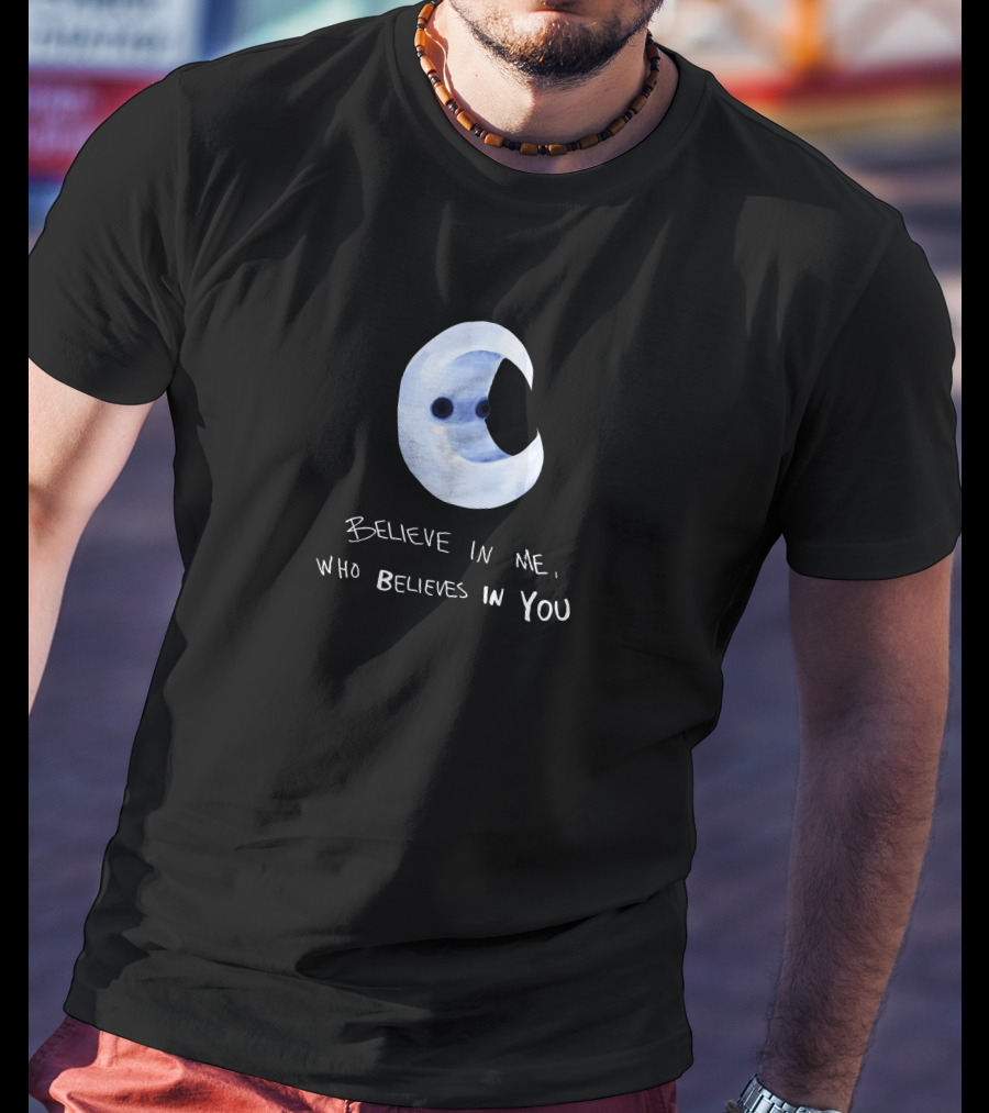 Wunderworld Merch Night Capsule Moon Believe In Me Who Believes In You T-Shirt
