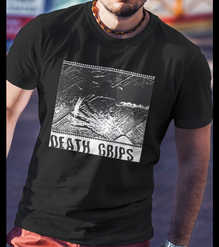 Death Grips Talented Merch Black And White Hand T-Shirt