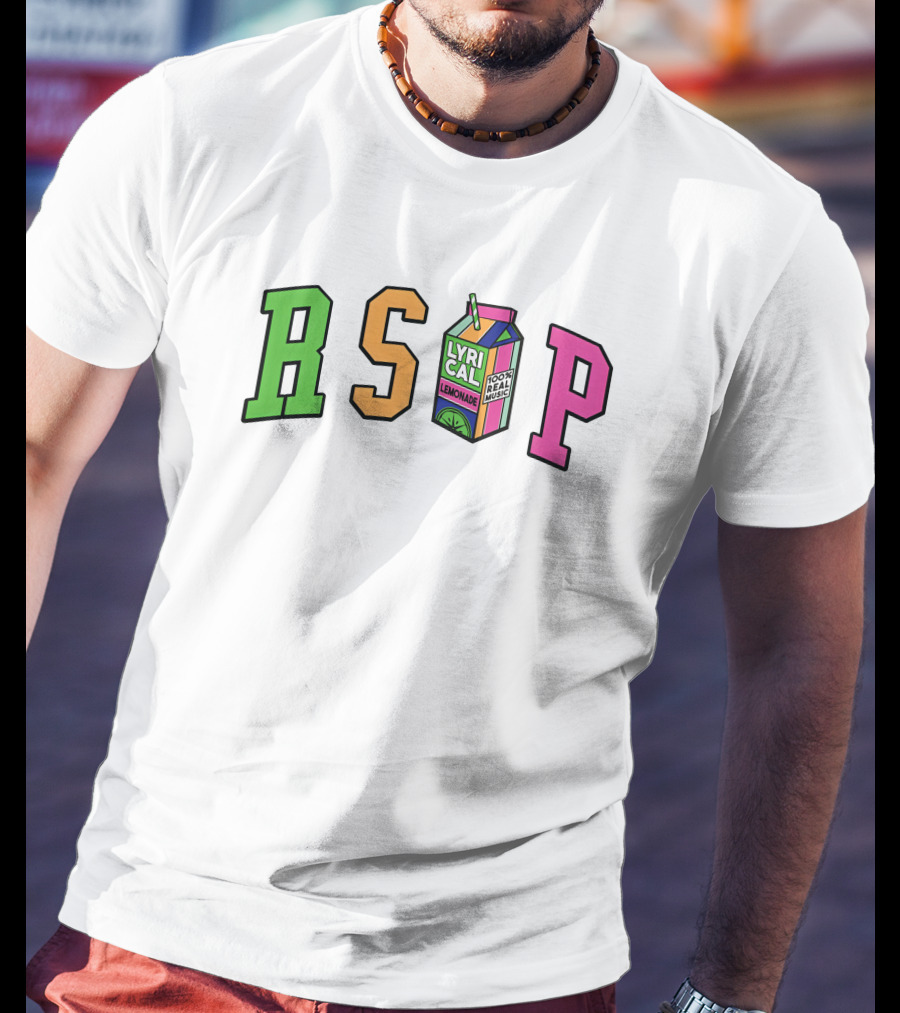 RSVP Lyrical Lemonade Drink Box Logo Cream Merch T-Shirt