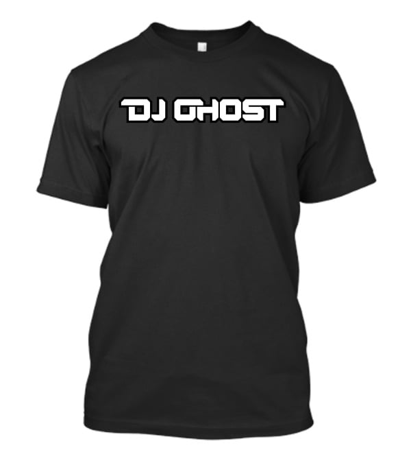 DJ Ghost Merch DJ Ghost Text T-Shirt