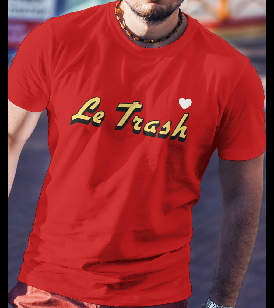 Le Trash Prime Video Fatin Jadmani Heart T-Shirt