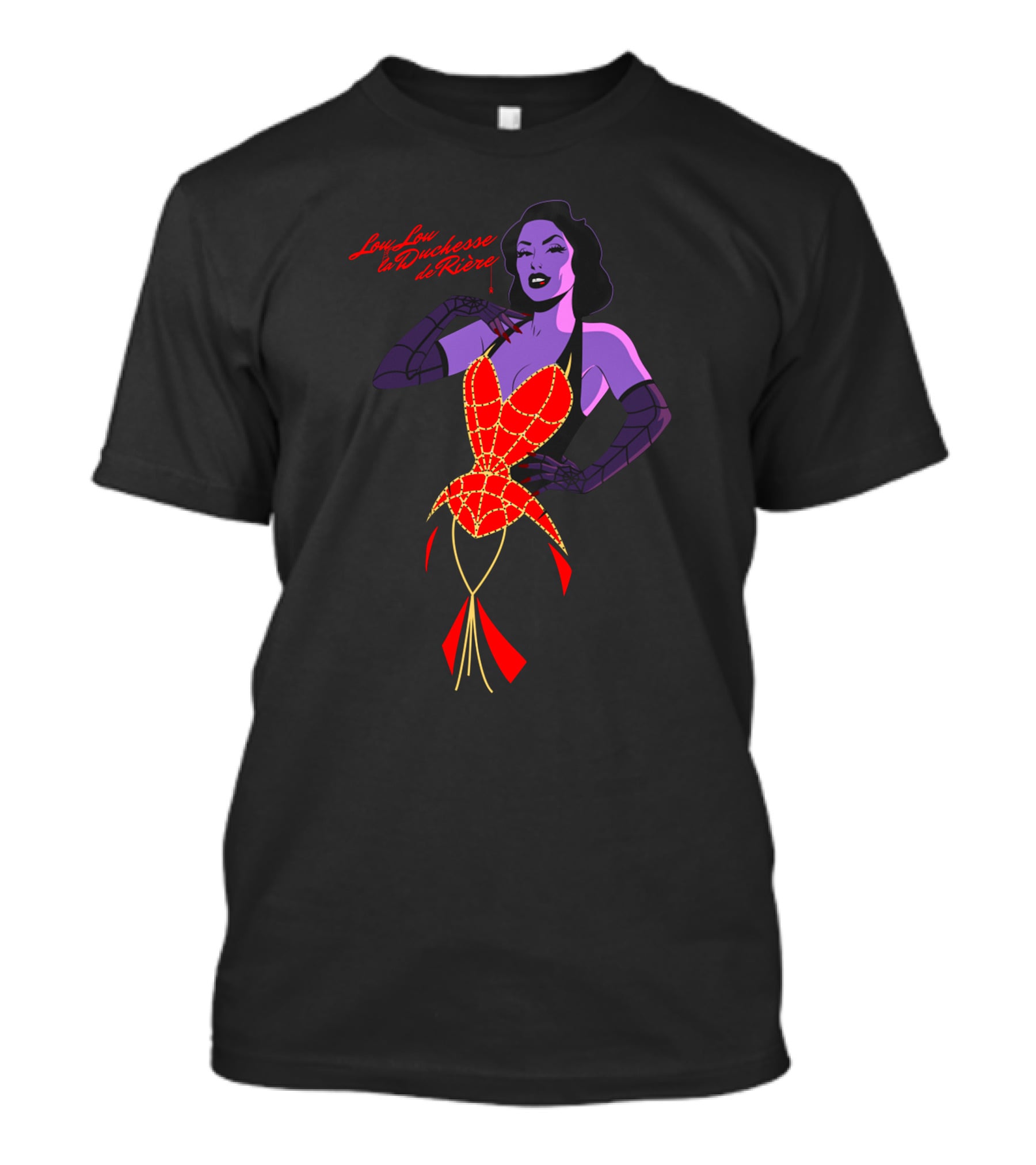 Lou Lou La Duchesse De Rière Below The Collar Spider Queen T-Shirt