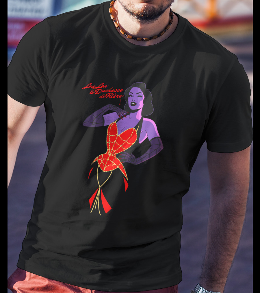 Lou Lou La Duchesse De Rière Below The Collar Spider Queen T-Shirt
