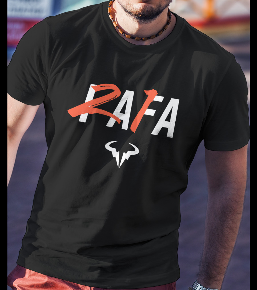 RAFA Bull Logo 21 Grand Slam Winner T-Shirt