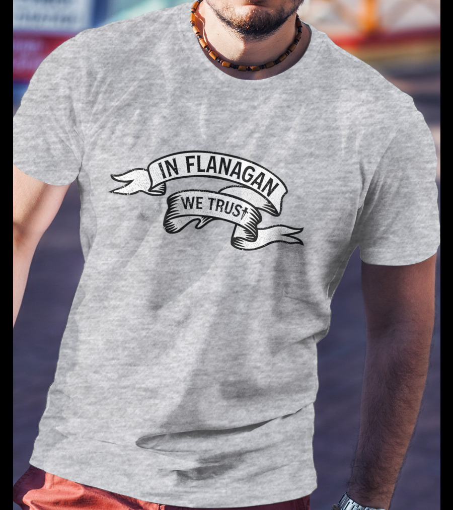 Rahul Kohli In Flanagan We Trust Banner T-Shirt