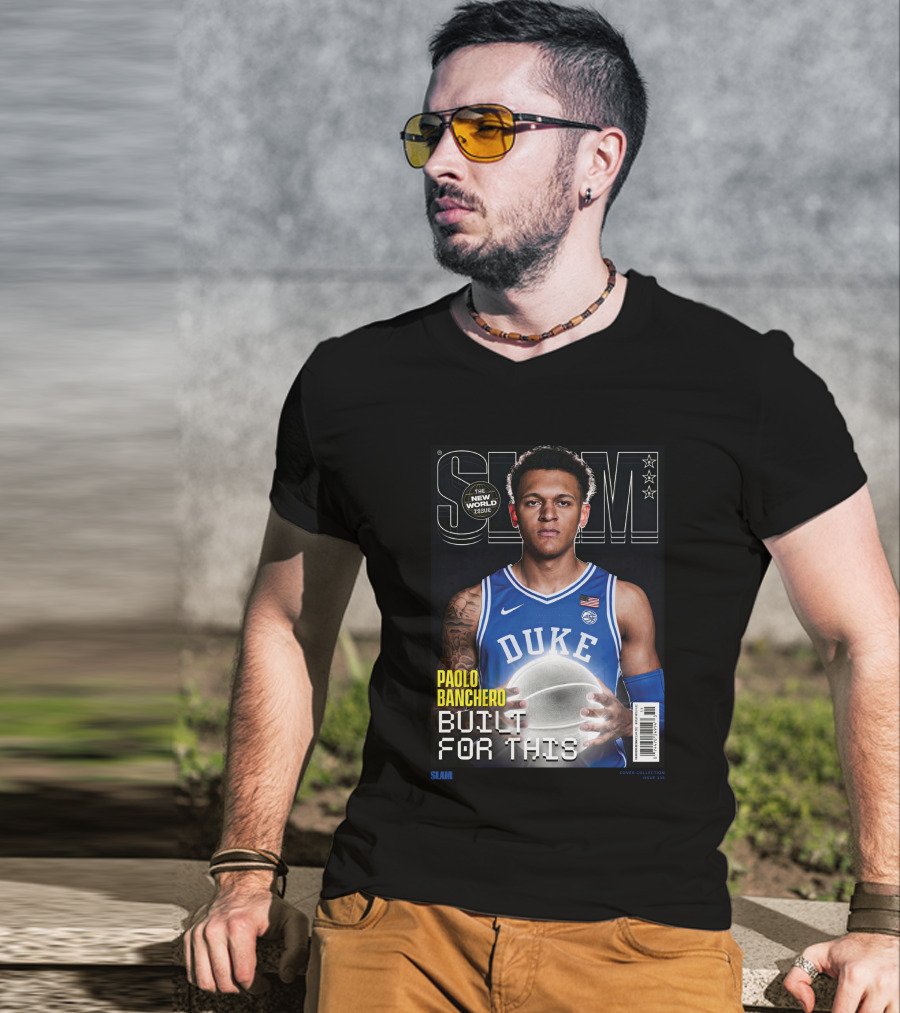 Slam Cover Paolo Banchero Duke Built For This New World Issue T-Shirt