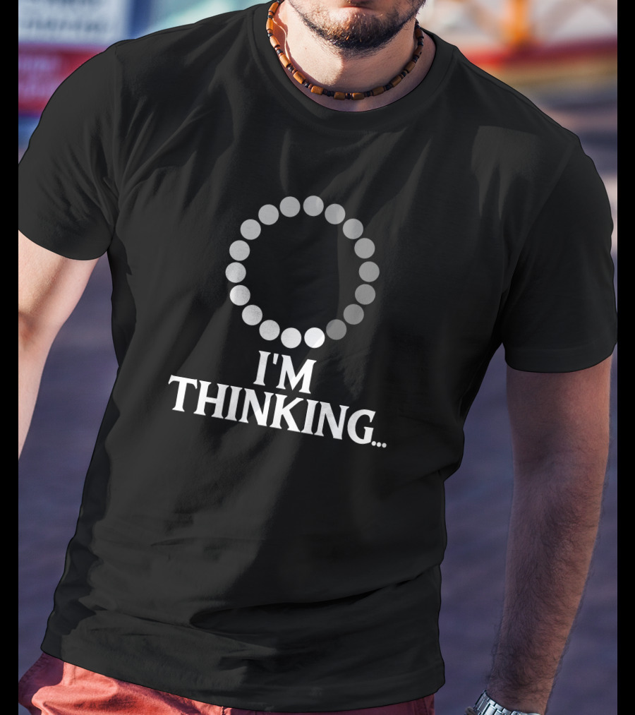 Whoopi Goldberg I'm Thinking Loading Animation T-Shirt