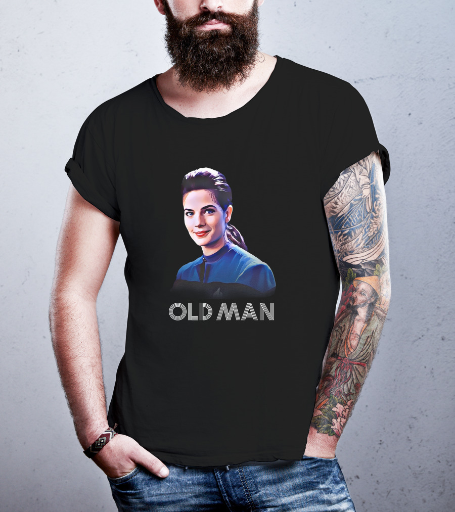Jadzia Dax Old Man Deep Space Nine Raijuthehyeju T-Shirt