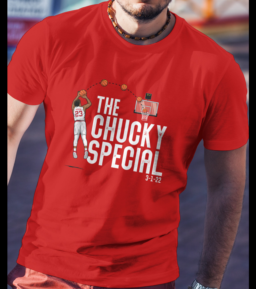 Chucky Hepburn The Chucky Special Basketball Shot 3-1-22 The Players Trunk Merch T-Shirt