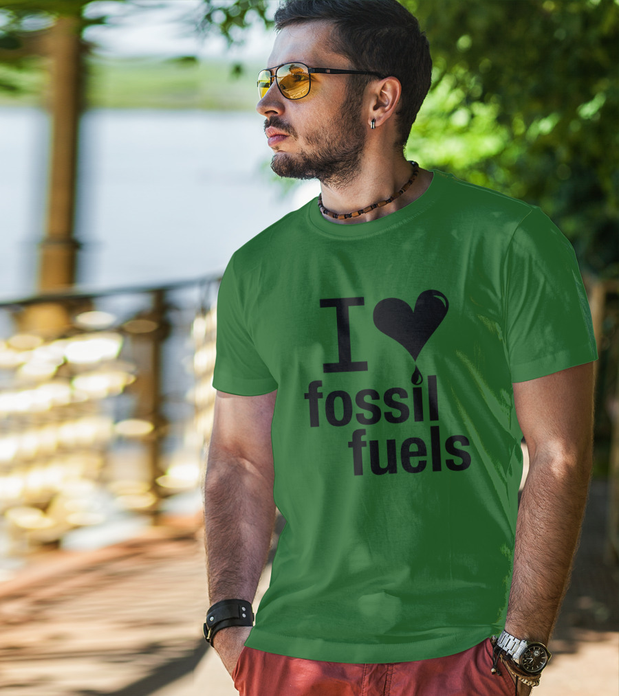 Alex Epstein UFC272 I Love Fossil Fuels Iconic Heart T-Shirt