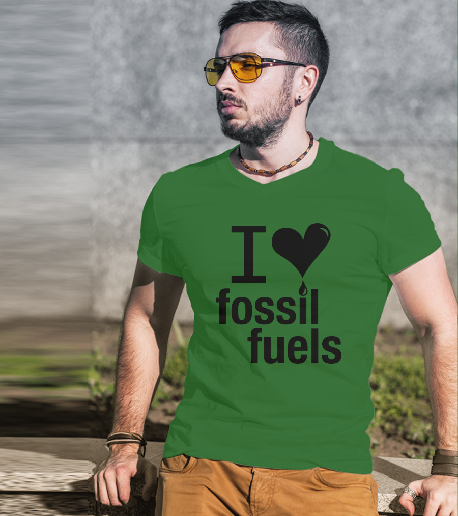 Alex Epstein UFC272 I Love Fossil Fuels Iconic Heart T-Shirt