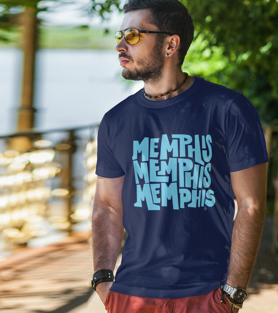 Memphis Memphis Memphis Choose 901 Merch Growl Towel T-Shirt