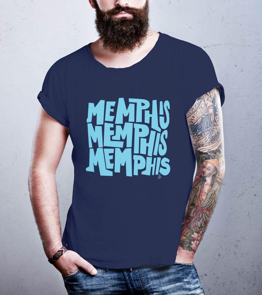 Memphis Memphis Memphis Choose 901 Merch Growl Towel T-Shirt