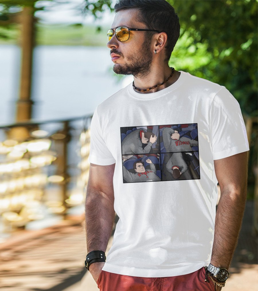Meltdown Wisconsin Fan Pardon My Take Hank Lockwood T-Shirt