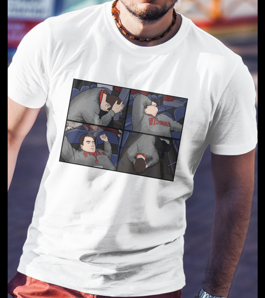 Meltdown Wisconsin Fan Pardon My Take Hank Lockwood T-Shirt