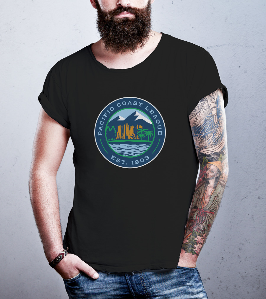 Pacific Coast League Est 1903 Tim Hagerty Minor League Baseball T-Shirt