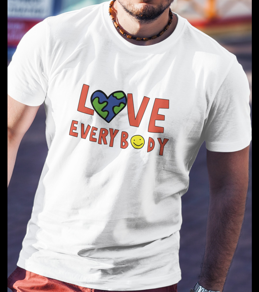 Love Everybody Heart Earth Smile Marquez Valdes-Scantling Chnge Merch T-Shirt