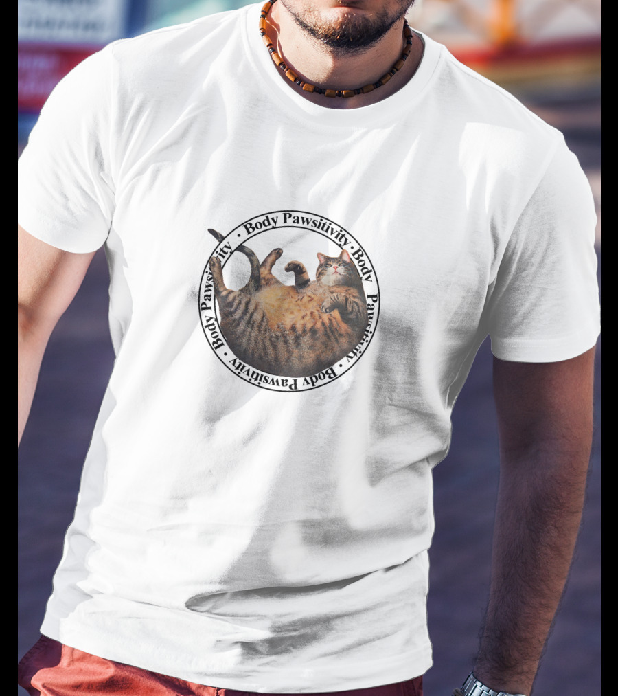 Body Pawsitivity Cat Ellen H. Wiig T-Shirt