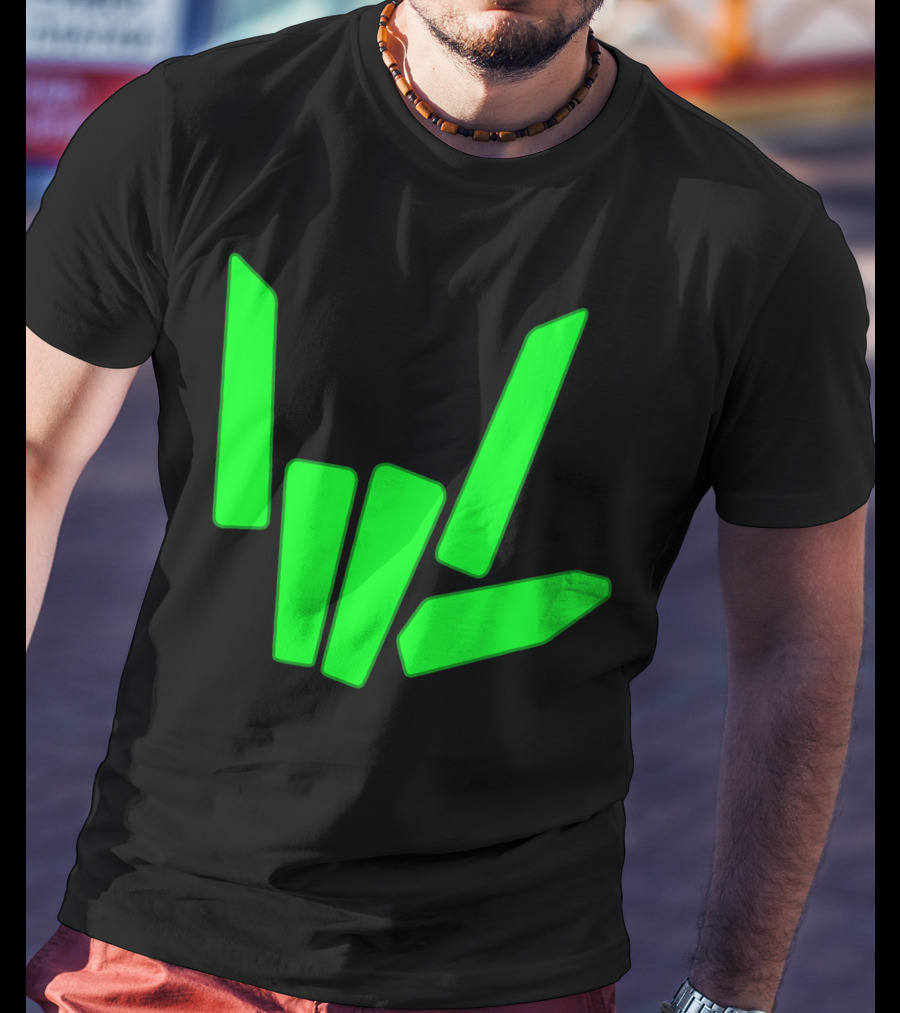 Original Share The Love Green Hand Sign Gesture T-Shirt