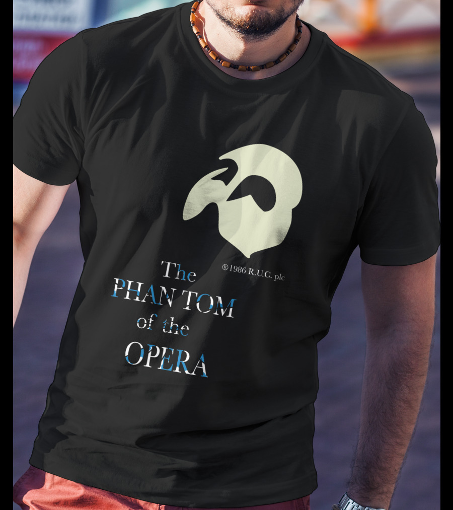 The Phantom Of The Opera Vintage Local Crew 1986 R.U.C. Plc T-Shirt