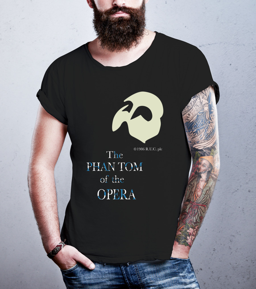 The Phantom Of The Opera Vintage Local Crew 1986 R.U.C. Plc T-Shirt