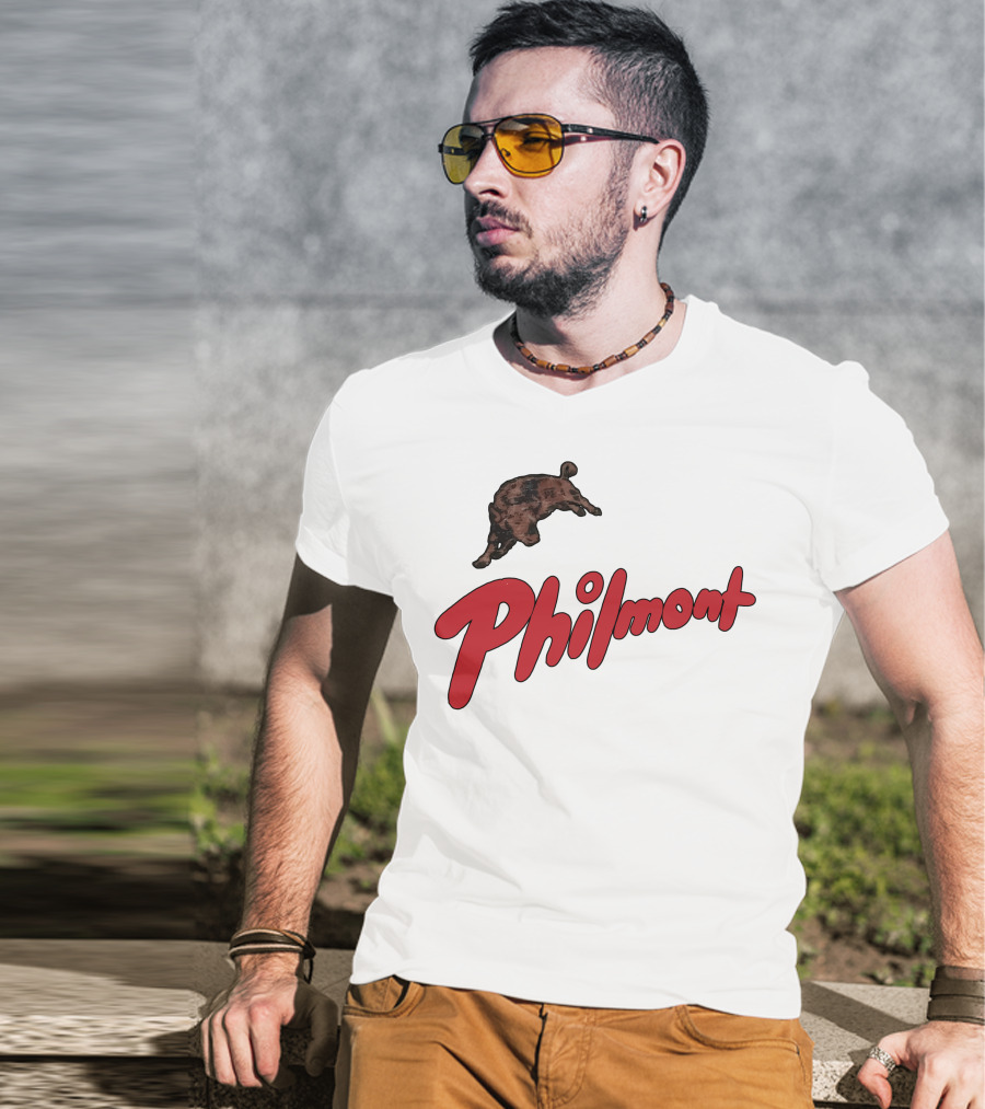 Philmont BSA Vintage Buffalo Icon In Red Script T-Shirt