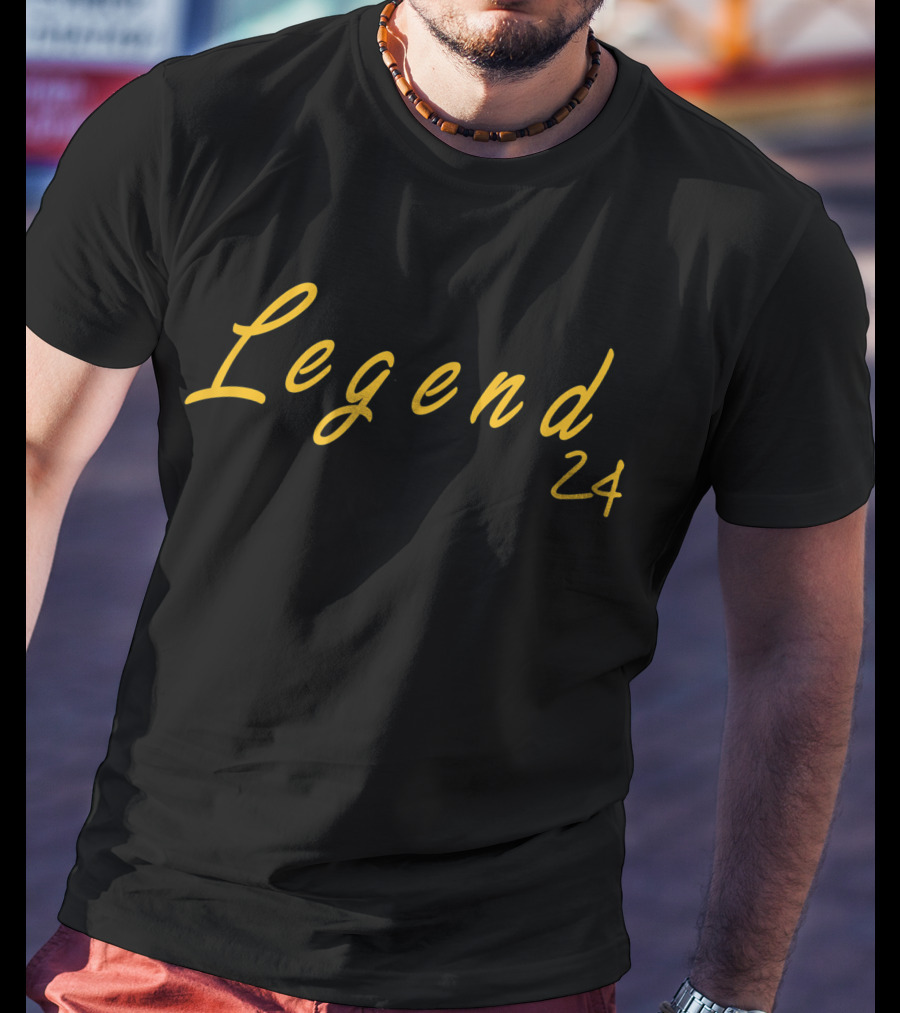 Legend 24 Rest In Peace Basketball Legend T-Shirt