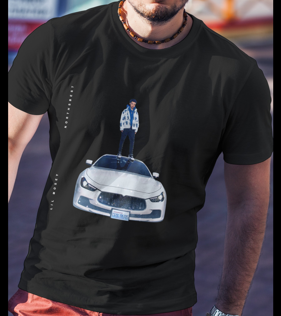 Lil Mosey Northsbest Adult Teen Mans Soft Cotton Leisure Music Summer Car T-Shirt