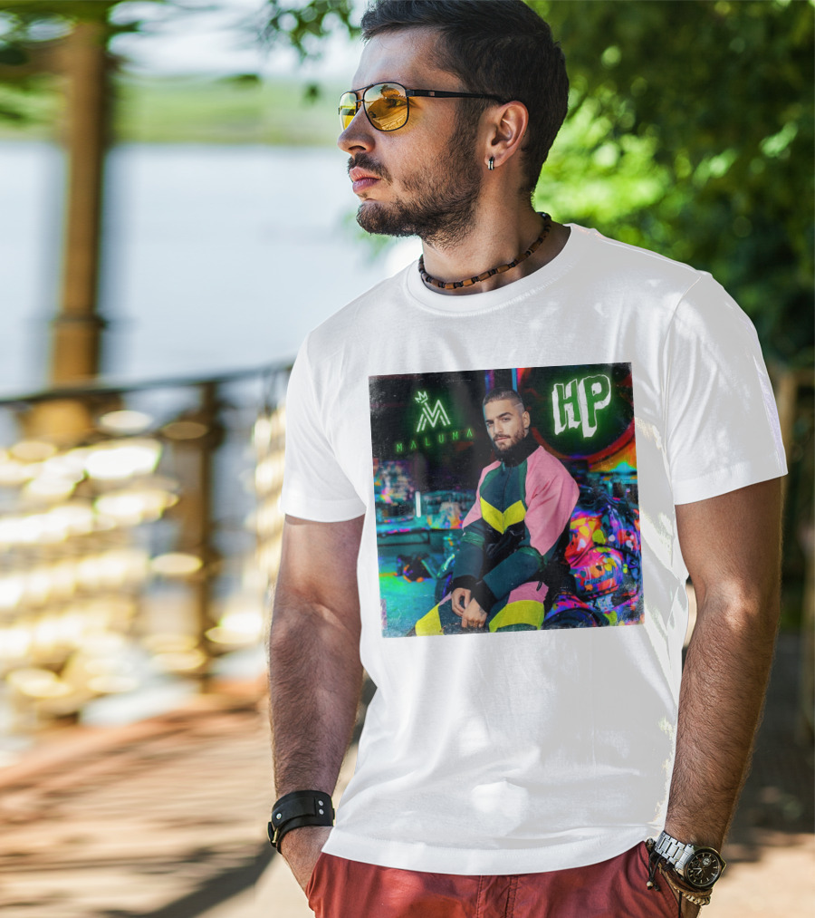 HP Maluma Neon Style Bright Colors T-Shirt